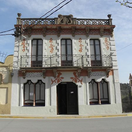 Hostal Cal Pla Sant Llorenc Savall Exterior foto